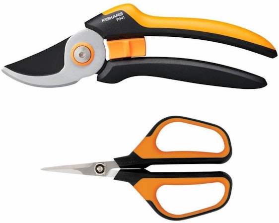 Fiskars Set Solid für 20€ - Bypass-Gartenschere L P341 + Solid Universalgartenschere SP15