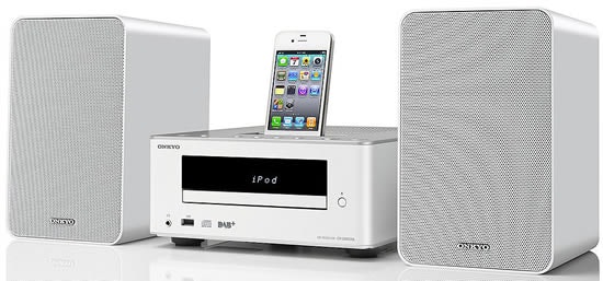 Onkyo CS-245DAB Kompaktanlage mit DAB+, Apple iPod/iPhone-Dock und USB für 133€