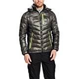 Geographical Norway Herren Jacke Slim Fit Kapuze Winterjacke Übergangsjacke warm gefüttert - XXL