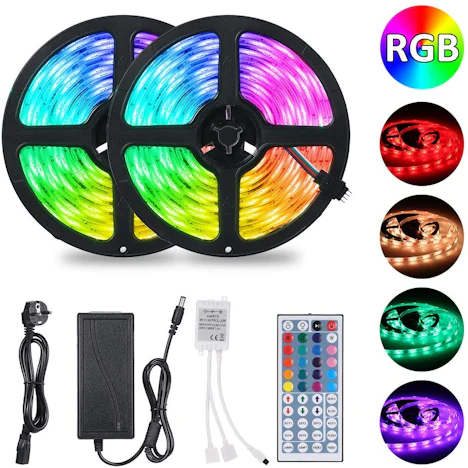 LED Streifen 10m, Tomshine 5050 SMD 300 LED Strips RGB