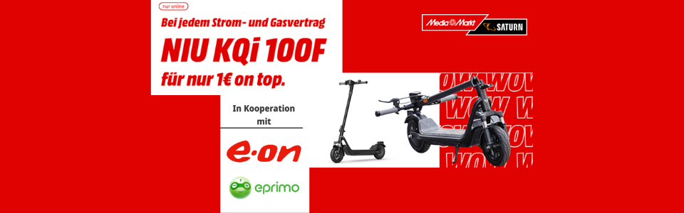 MMS Strom Gas E-Scooter