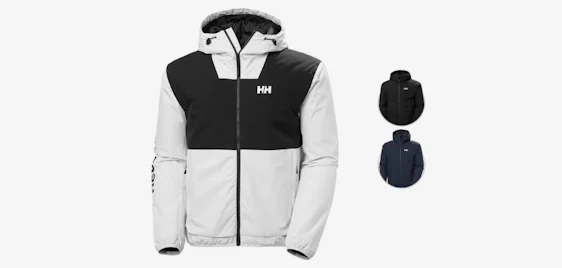 Sonderpreis für Helly Hansen Ervik - isolierte Regenjacke, wind-/wasserdicht, PrimaLoft BLACK Eco