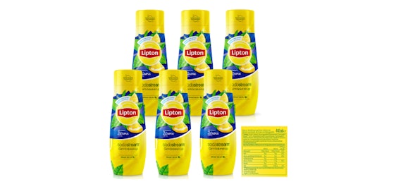 6x SodaStream Sirup für 11€ - in Sorte Cola oder Lipton Ice Tea Zitrone