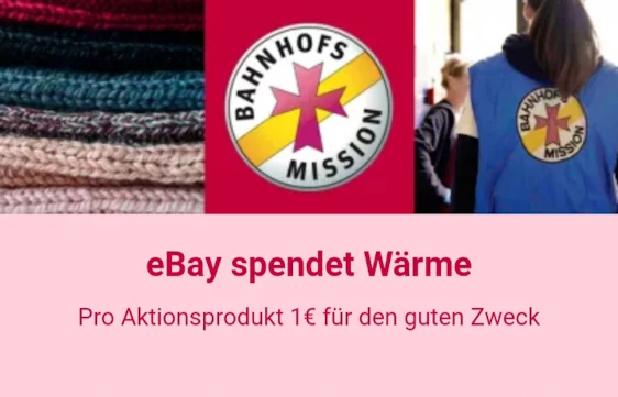 eBay spendet Wärme