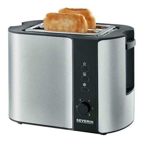 Severin AT 2589 Toaster für 23€ - aus Edelstahl mit 800 Watt