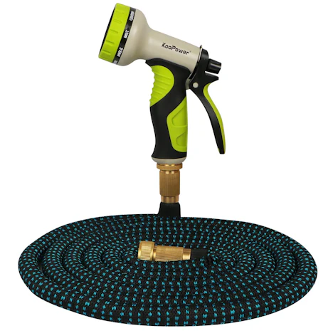 NUR 19.99 für 15M Ausgedehnt Flexibler Gartenschlauch Kit Wasserschlauch Set mit Düse