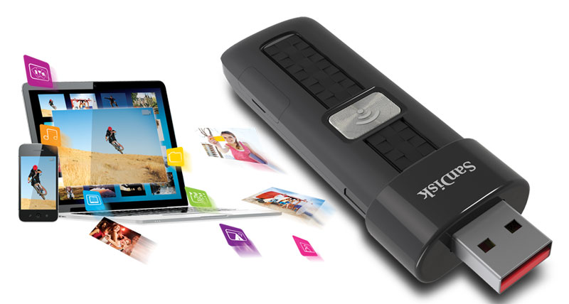 SanDisk Connect Wireless Flash-Laufwerk 64GB ab 39€ - USB-Stick mit WLAN