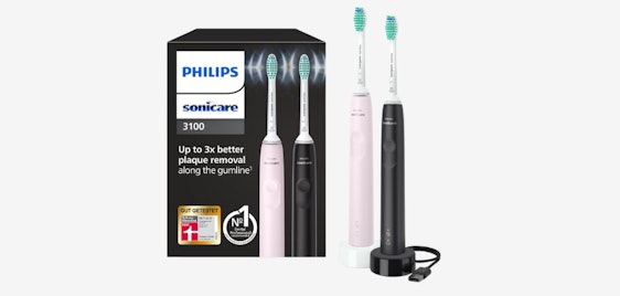 Doppelpack Philips Sonicare 3100 für 58€ - Schallzahnbürste, Drucksensor, 2-Minuten-Timer