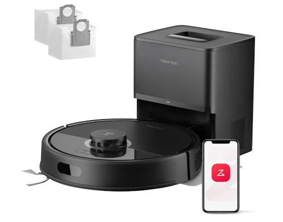 roborock Q7 L5+ Set Saugroboter mit Wischfunktion Absaugstation, 8.000 Pa