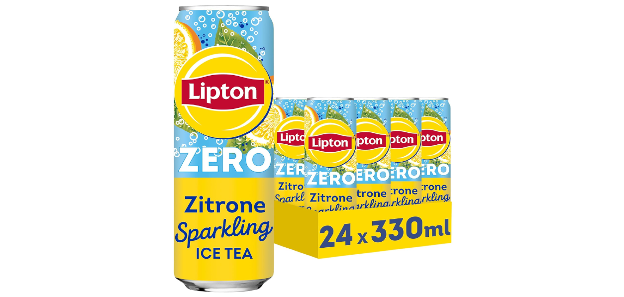 Pfandfehler! 24x 0,33l Lipton Ice Tea Sparkling Lemon Zero für 10€