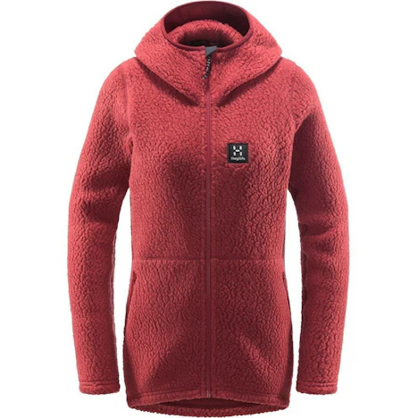 Haglöfs Pile Hood Women brick red: Spart 51,17€