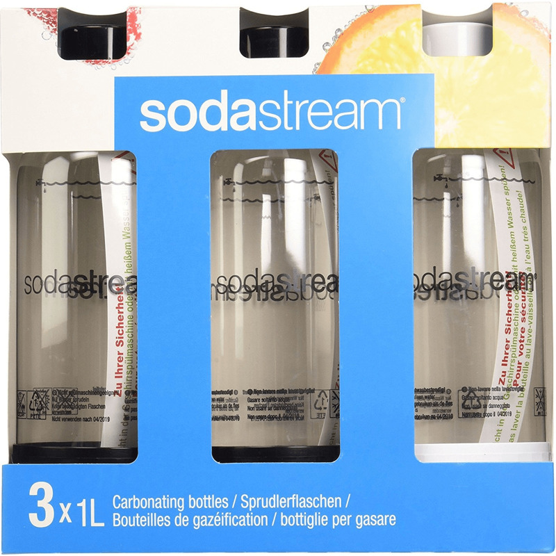 SodaStream PET-Flasche (3 x 1 L) 10-2019 mit 42% Ersparnis