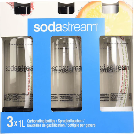 SodaStream PET-Flasche (3 x 1 L) 10-2019 mit 42% Ersparnis