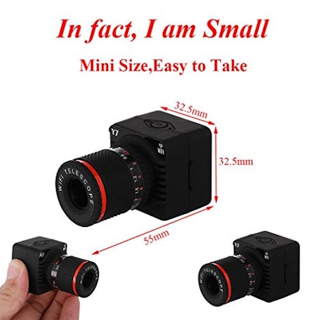 Kleine Kamera, 50fach optischer Zoom-Digitalkamera Mini-WLAN-Cam Tragbare Mini-Kamera