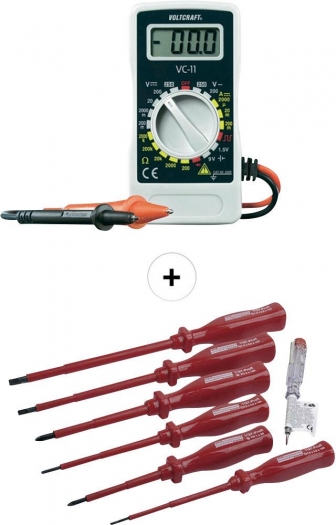 Hand-Multimeter + VDE-Schraubendreher-Satz 7-teilig für 11,99 EUR inkl. Versand