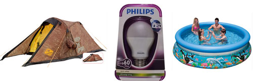 Ein Kessel Buntes - LED´s, Pool und Zelt