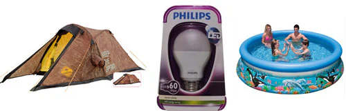 Ein Kessel Buntes - LED´s, Pool und Zelt