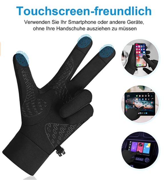 60% off Anqier Touchscreen Handschuhe für €5,99