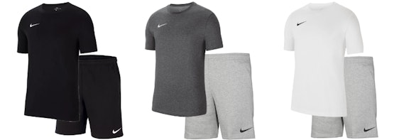 Nike Park 20 Set für 40€ – Freizeit Outfit mit Shirt und Shorts, versch. Farben