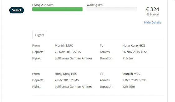 Direktflug nach Hongkong mit Lufthansa ab 324€ - z.B. von München oder Frankfurt a.M.
