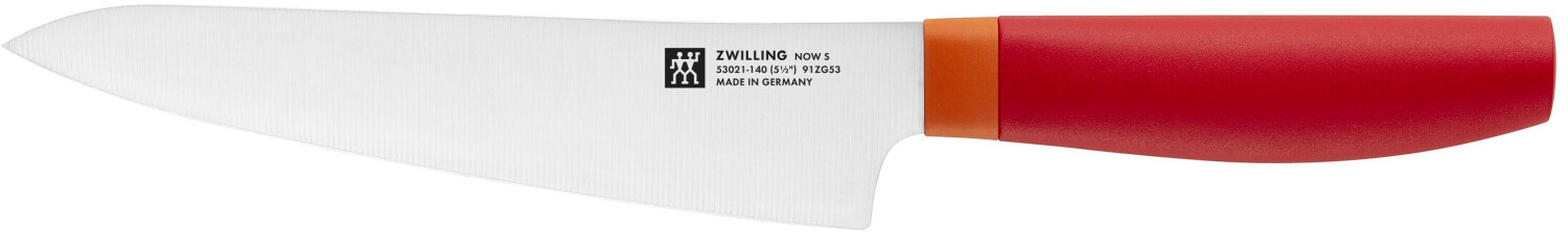 ZWILLING Now S Kochmesser compact 14 cm rot 37% reduziert