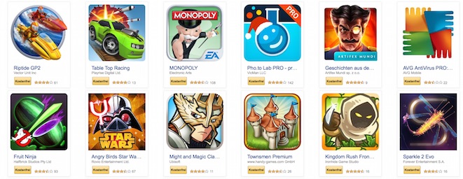 33 Apps im Wert von 85€ gratis bei Amazon *UPDATE*