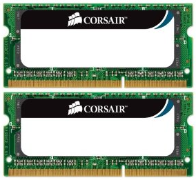 2x Corsair 4GB SO-DIMM 1066Mhz für 33€ - 8GB DDR3 Notebook-Arbeitsspeicher
