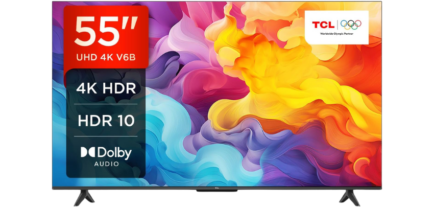 TCL 55V6B für 299€ - 4K Ultra HD, HDR-Formate, Google TV