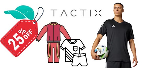 Letzte Chance! 25% Gutschein auf Sportbekleidung (außer auf Fußballschuhe) | Jetzt zuschlagen!