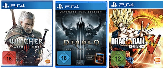 Reduzierte PlayStation 4 Spiele bei Amazon - z.B. The Witcher 3: Wild Hunt (PS4) für 49€