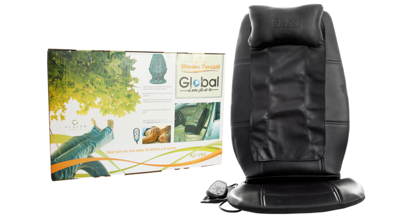 Global Impex Shiatsu Portatil Sessel für 35€ bei Outlet46 - Massage-Sesselauflage