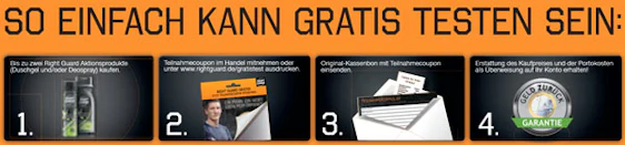 2 Right Guard Produkte kostenlos testen
