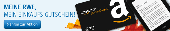 10€ Amazon Gutschein für RWE-Kunden
