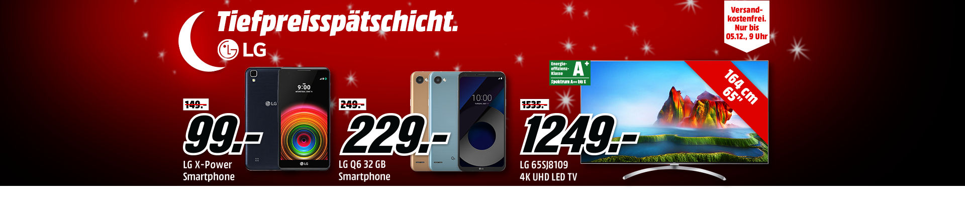LG Tiefpreisspätschicht bei Media Markt - z.B. LG SJ8109 UHD TV für 1.249€