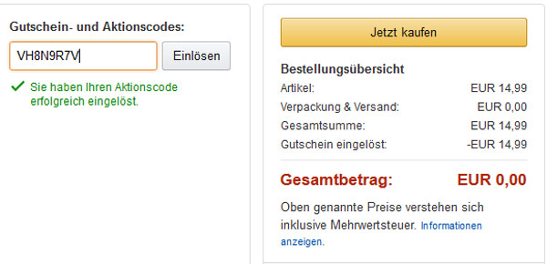 Preisfehler - kostenlose Maus bei Amazon