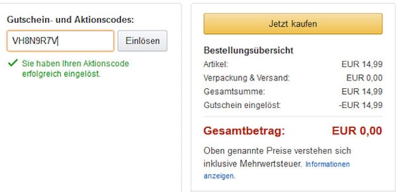 Preisfehler - kostenlose Maus bei Amazon