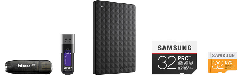 Speicher-Schnäppchen in der Übersicht – USB-Sticks, Festplatten und Speicherkarten