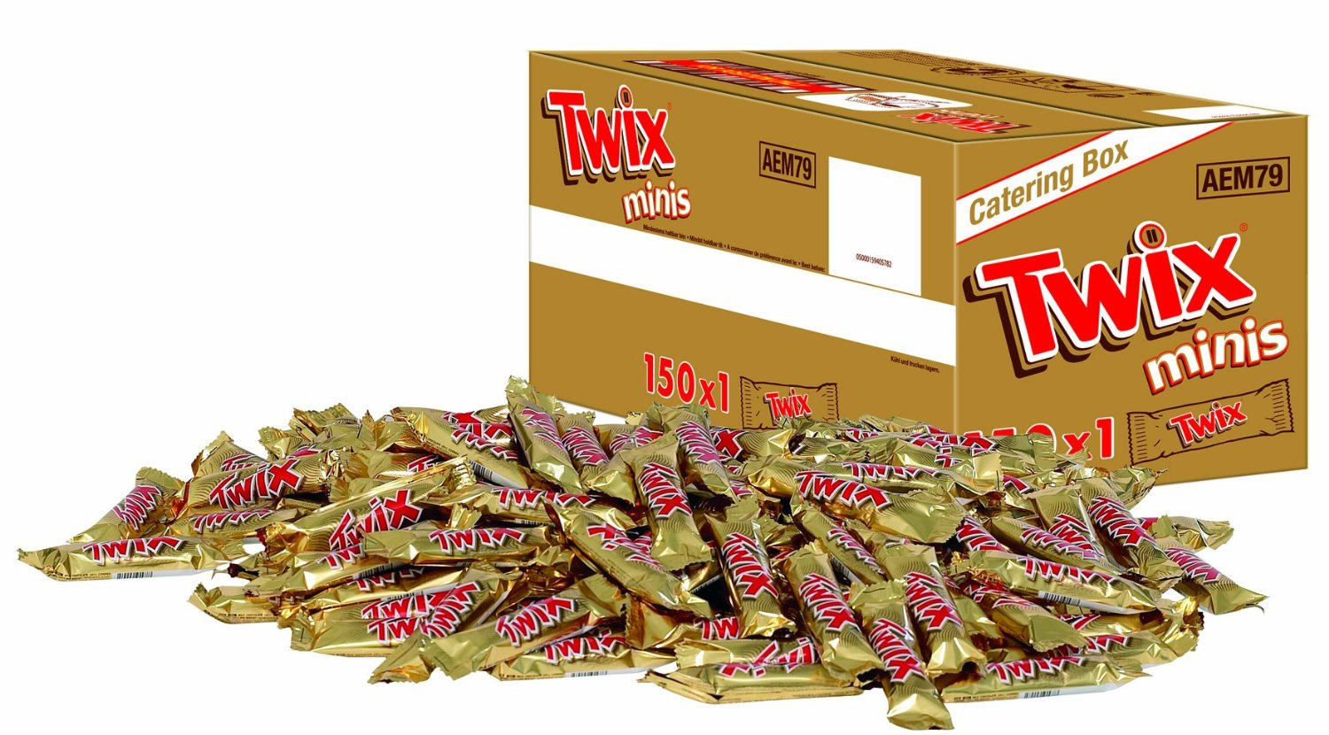 3kg Twix Minis für 17€ - Packung mit 150 Riegeln