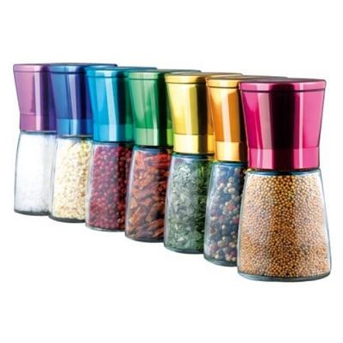 MAXX Cuisine Gewürzmühlen Regenbogen 7er Set für nur 19,89€ statt 39,99€