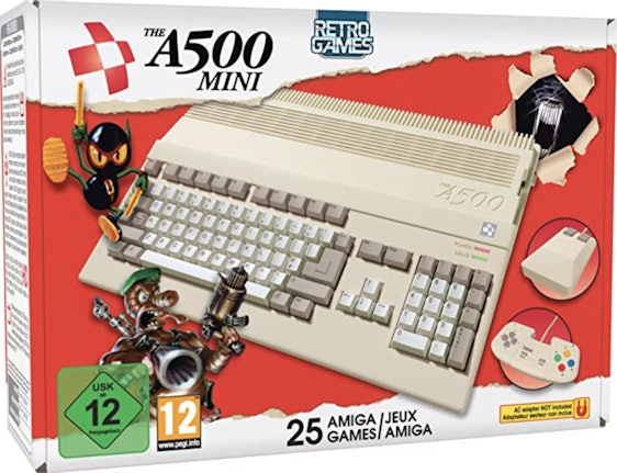 Retro Games The A500 Mini für 75€ - Konsole mit 25 vorinstallierten Spielen