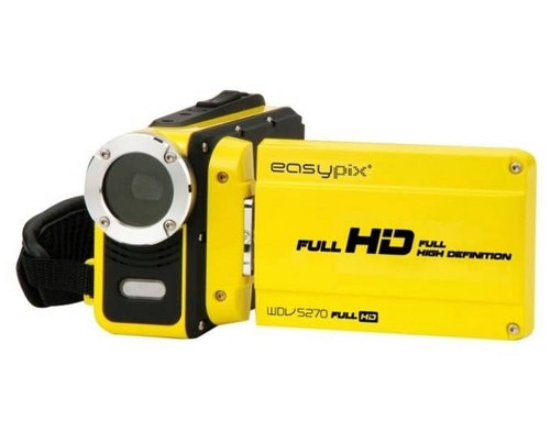 Full-HD Unterwasser-Camcorder Easypix WDV 5270 Full HD Lagoon für nur 55,49 EUR inkl. Versand (Wasserdicht)
