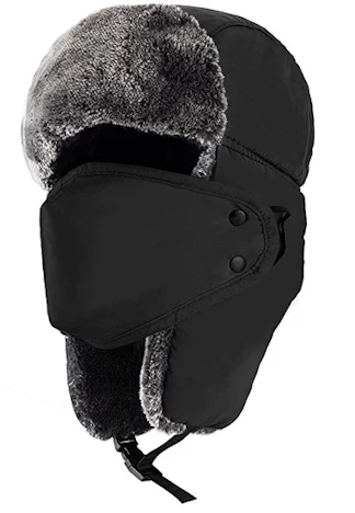 mysuntown Unisex Wintermütze mit Ohrenklappe Kinnriemen und Winddichte für 10,18 EUR