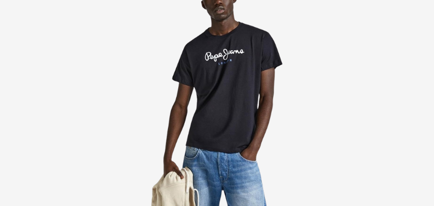 Sommerliches Marken-Shirt zum Schnäppchenpreis! 👕 Pepe Jeans Herren Eggo V T-Shirt ab 11€ ☀️