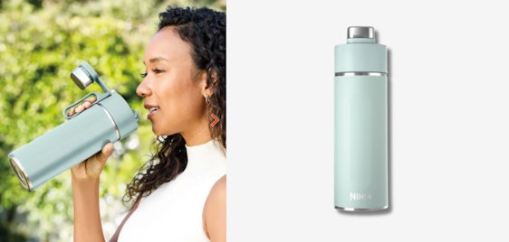 Ninja Thirsti Trinkflasche für 12€ - 530ml Fassungsvermögen, hält 24h kalt, kohlensäurefreundlich