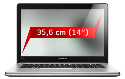 Lenovo IdeaPad U410 - 14" Ultrabook (Intel i3-3217U, Win 8, 500 HDD, 24GB SSD, 4 GB RAM) refurbished für 389€