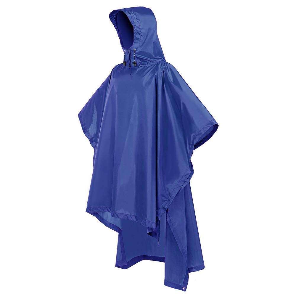 Terra Hiker Regenponcho, 3-in-1 Multifunktionales Regencape zum Camping Wandern