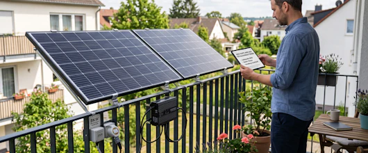 Balkonkraftwerk Richtlinien » 800 Watt, Schuko-Stecker & vereinfachte Anmeldung