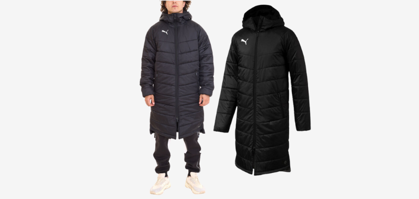 Puma Fußballjacke für 40€ - warmCELL-Technologie, seitliche Zip-Taschen, maschinenwaschbar