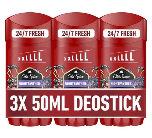 Old Spice Night Panther Deostick für Männer 24/7 Frisch ,3x85ml für 4,70€(statt 7,50€)