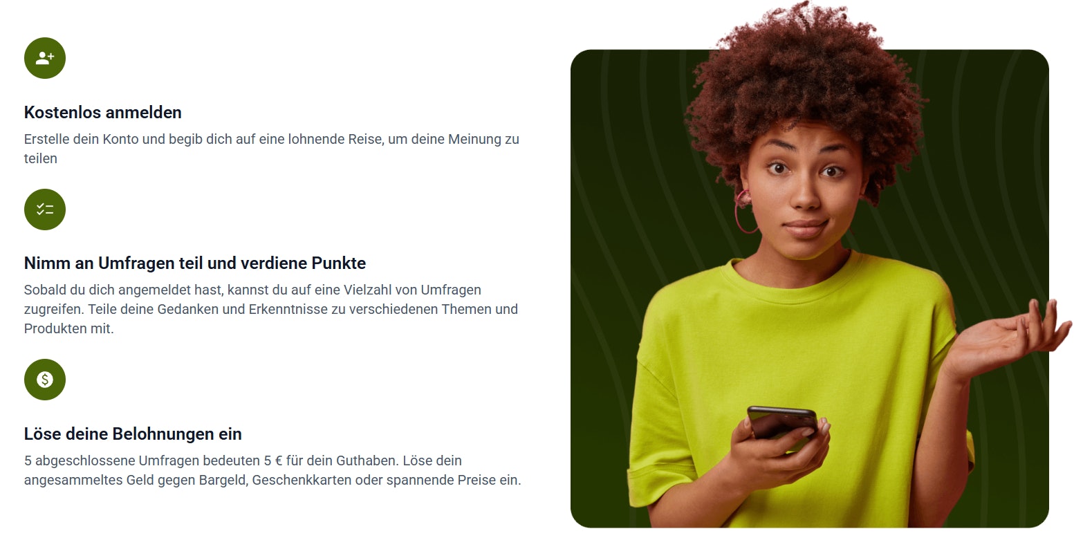 Five Surveys so geht's